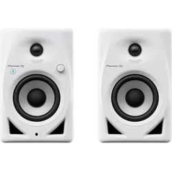 Pioneer DJ DM-40D-BT (Aktiv, Paar), Monitor Lautsprecher, Weiss