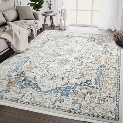 Abani Rugs Savoy SAV110A Vintage Blue Green Area Rug