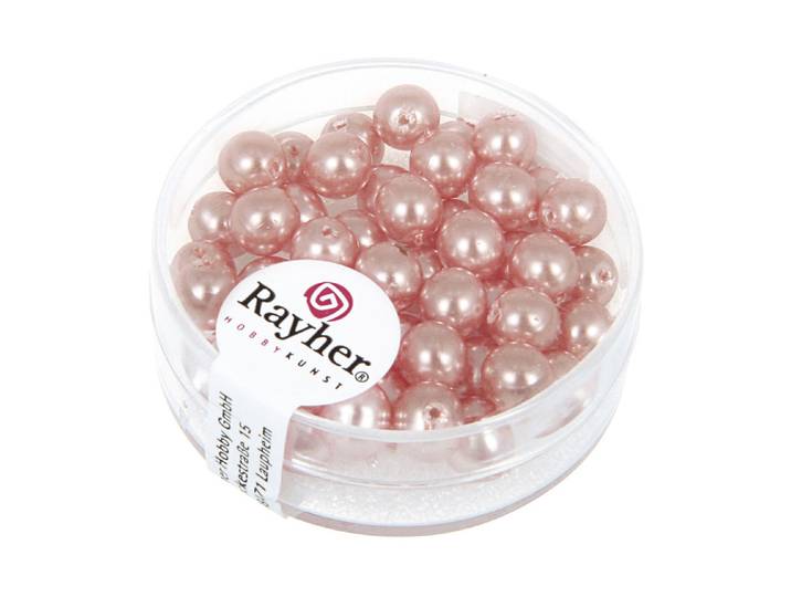 Rayher Renaissance Glaswachsperlen 6 mm 45 Stück