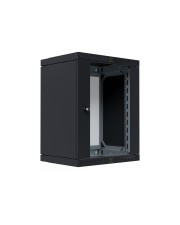 EFB Elektronik 19" gehäuse X-Rack mit Glastür 400-600mm schwarz Wandgehäuse 15 HE (WGX-1506TS.G1)