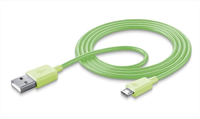 Cellular Line Usb Data Cable Micro Usb-verde