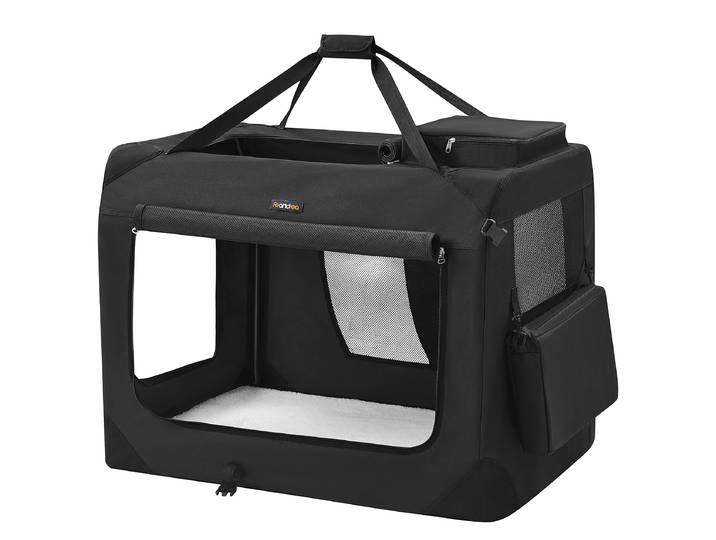 Caisse de transport pour chien Tiodi 102 x 69 x 69cm Noir