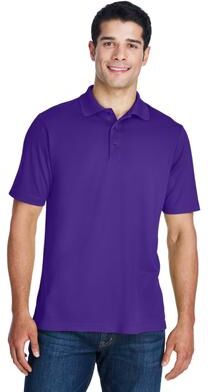 CORE365 88181 Men's Origin Performance Piqué Polo Shirt in Campus Purple size 5XL   Polyester