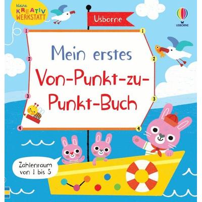 Kleine Kreativ-Werkstatt – Mein erstes Von-Punkt-zu-Punkt-Buch, Taschenbuch von Matthew Oldham, Usborne, 978-1-03-570537-5