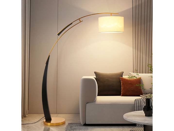 Lampadaire LED d'ambiance pour chambre et salon, lampe de chevet et décoration intérieure