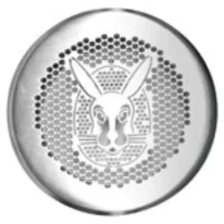 Vaillant Zu-/Abluftgitter rund 125 mm Hase Edelstahl