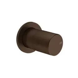 Gessi Habito Fertigmontageset Waschtisch-Einhebelmischer, für Abgang oben, Wandmontage, UNITO, 70099845, Farbe: Dark Bronze