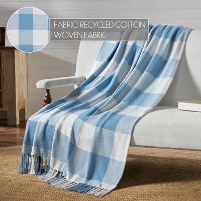 VHC Brands Annie Buffalo Check Woven Throw 50x60