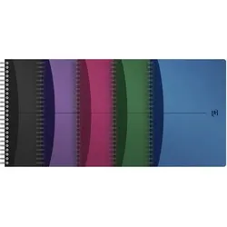 OXFORD Office Urban Mix Collegeblock DIN A5 Liniert Spiralbindung PP (Polyproplylen) Farbig sortiert Nicht perforiert 180 Seiten 90 Blatt