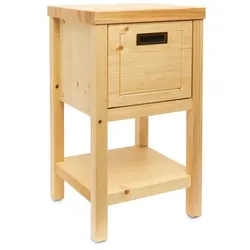Naturel Country Badezimmerschrank niedrig 40x72,5x40 cm braun COUNTRYN40ZNA
