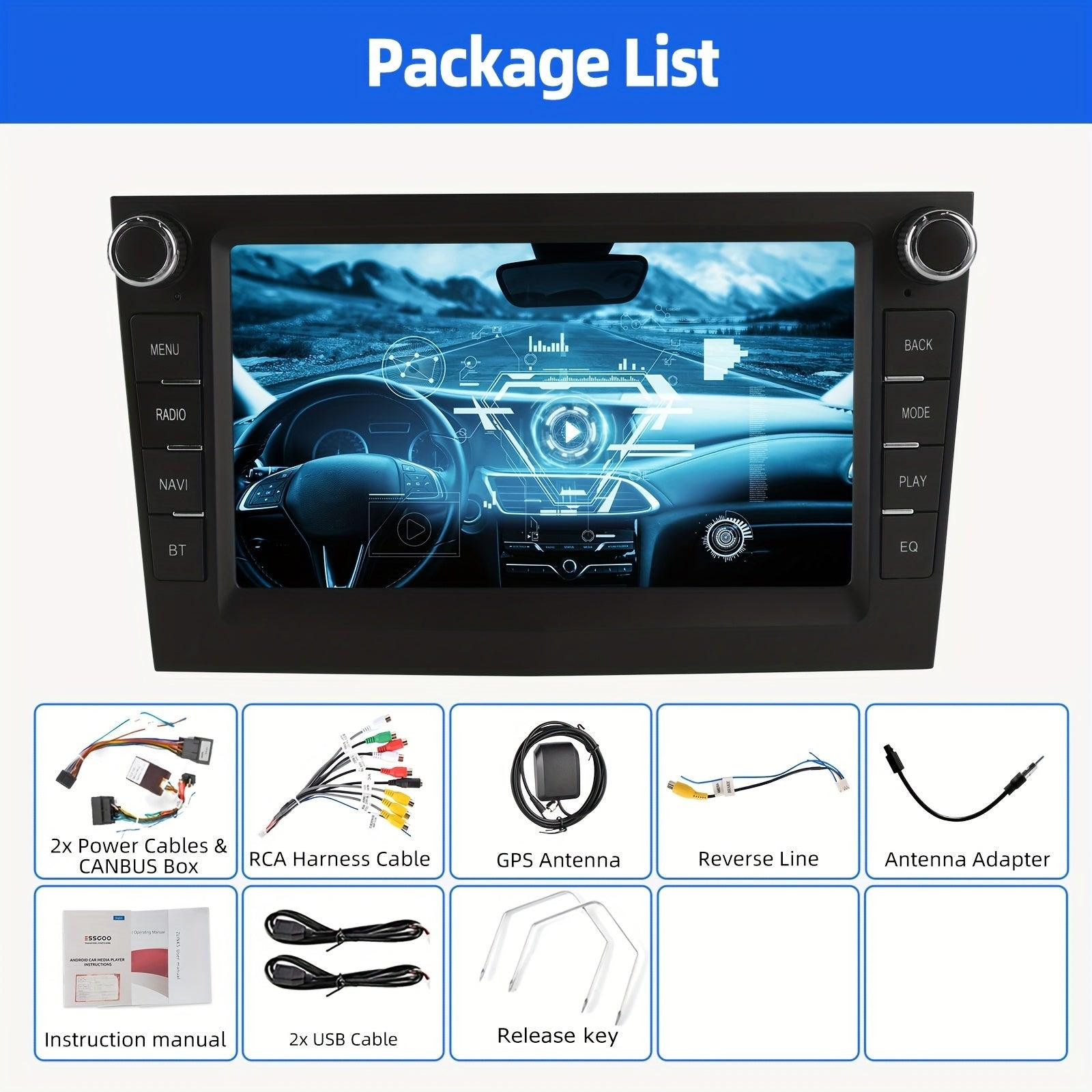 Selius Multifunctionele Autoradio met Navigatiesysteem en Touchscreen Multimedia Speler
