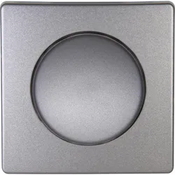 Kopp 845743085 VENEDIG - Druck-Wechsel-Universaldimmer für Glühlampen, Halogenlampen, dimmbare LED, Farbe: platin
