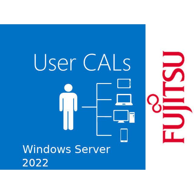 Fujitsu Microsoft Windows Server 2022 5 Benutzer CALs PY-WCU05CA