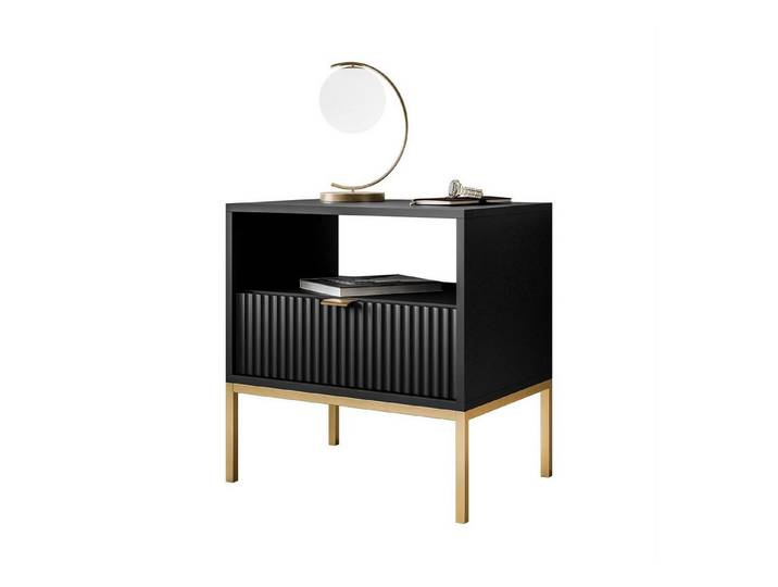 Lookway Nachttisch CORTADO GOLD S54, 54x39x56 cm