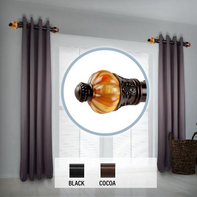"InStyleDesign Harvest 1.5"" Side Curtain Rod 12-20 inch long (Set of 2) - 12 to 20 inches"