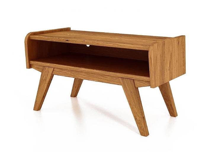 byoak TV-Schrank RETRO aus Massivholz, Naturgeölt