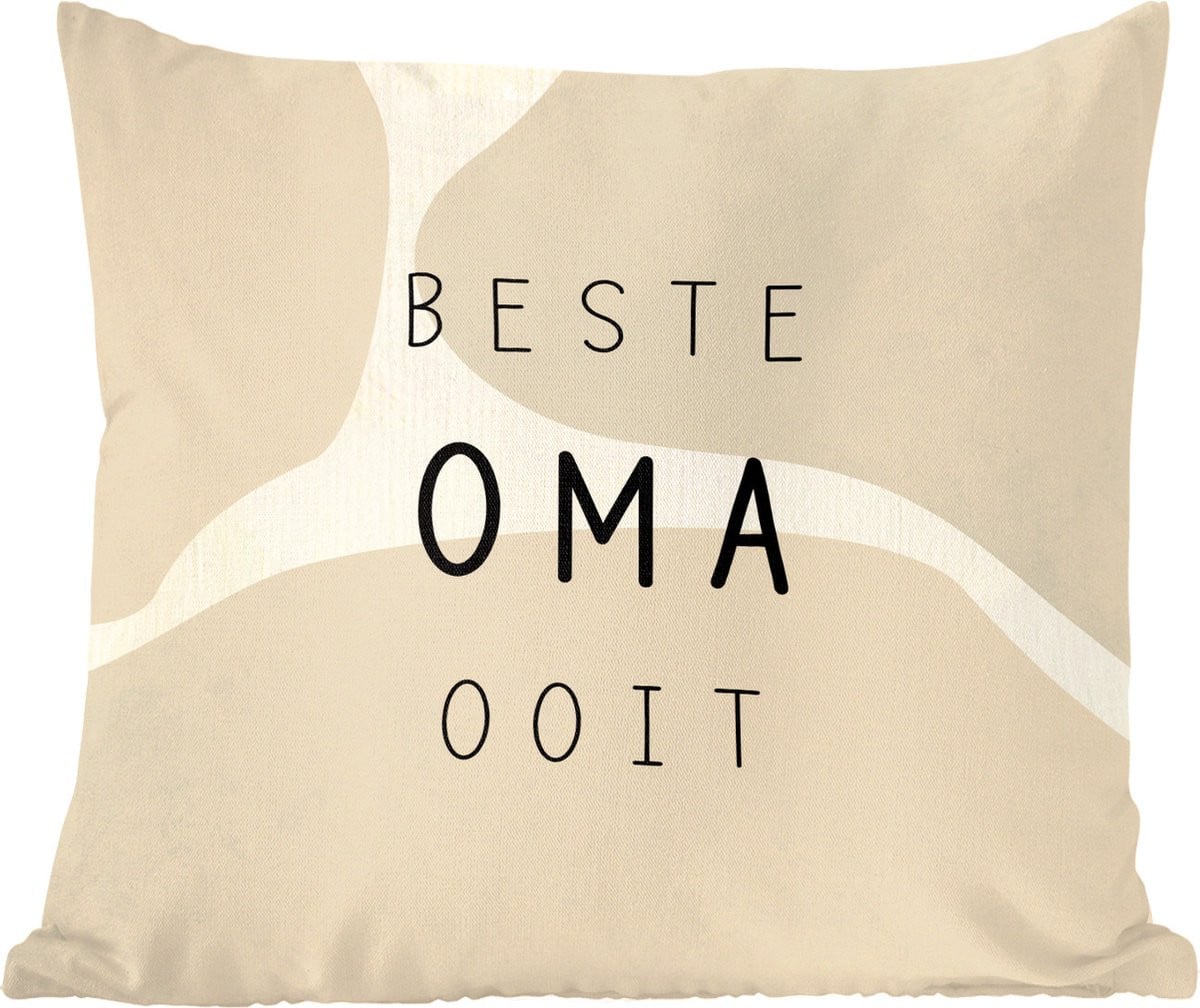 Sierkussen Beste oma ooit met quotes - 40 x 40 cm