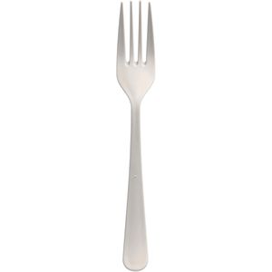 Papstar Menügabel 96462, 19 cm, Kunststoff, Mehrweggabel, weiß, 100 Stück