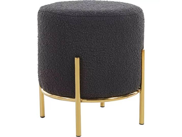 mutoni - Hocker Flubstix anthrazit gold 35, One Size, Multicolor
