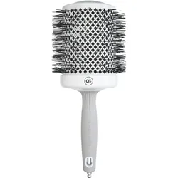 Olivia Garden, Haarbürste + Kamm, Expert Blowout Shine Weiss&Grau 80 mm