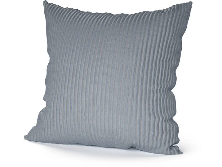 Dekokissen HOMING Sven Gr. 1, blau (eisblau), B:45cm, Polyester, Dekokissen_Sitzkissen_Kissenhüllen, Dekokissen, Pflegeleicht