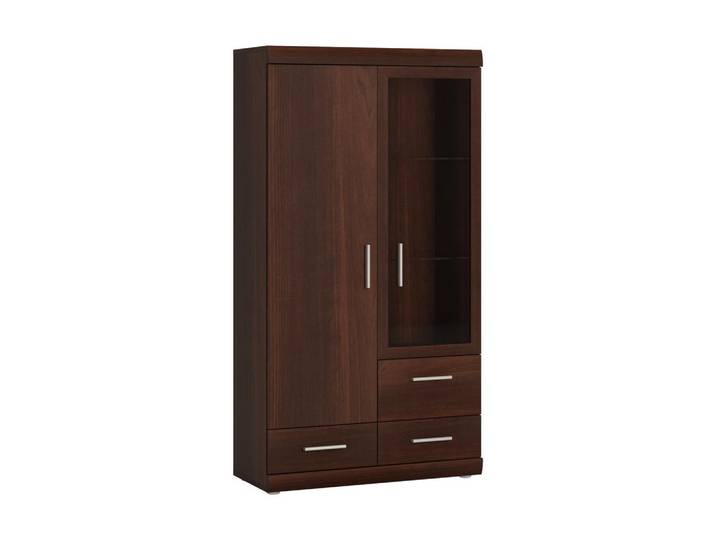 VITRINE Imperial Walnussfarben B: 80cm
