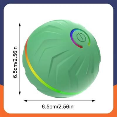 Uplift Essentials Smart Interactive Dog Toy Ball Automatic Electronic Rolling & Bouncing USB Rechargeable Ball green Zx