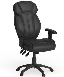 Flash Furniture High Back LeatherSoft Multifunction Executive Chair w/Lumbar Support Knob