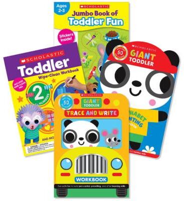 Scholastic Toddler Workbooks Value Pack (4 Books)