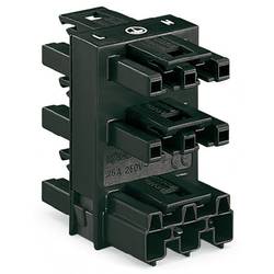 WAGO 770-608 Steckverbinder WINSTA MIDI Stecker, gerade Gesamtpolzahl: 3 25 A Schwarz 25 St. Piece