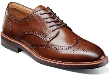 Florsheim Anthem Wingtip Oxford Shoes - Mens 7 Brown Oxford W