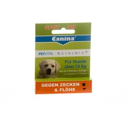 PETVITAL Novermin flüssig f.Hunde über 15 kg 4 ml Flüssigkeit