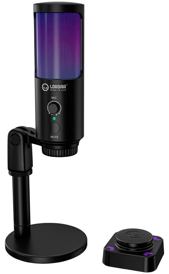 Lorgar SMP40 Microfoon, model LRG-SMP40-BK, Zwart