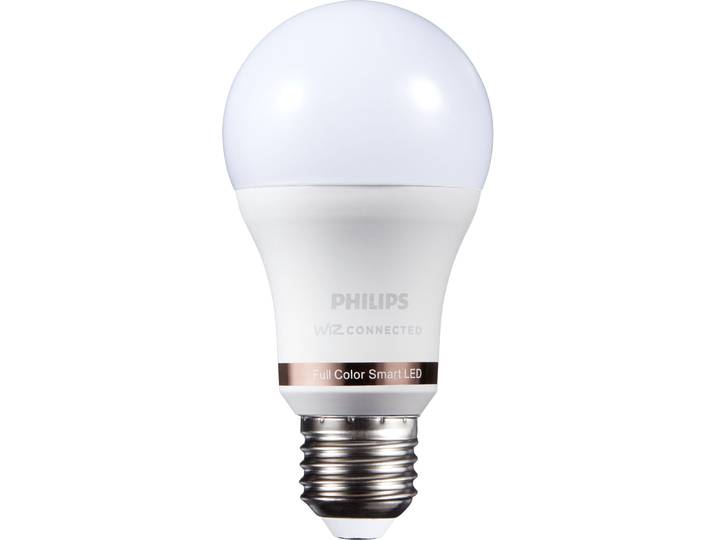WiZ Philips A60 E27 Tunable White & Color 60W Einzelpack - Farbe: weiss - LED - Lichtfarbe: RGB+TW - Material: Kunststoff- LED Leuchtmittel