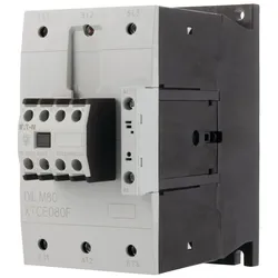 Eaton 239463 Leistungsschütz, 380 V 400 V 37 kW, 2 S, 2 Ö, RDC 24: 24 - 27 V DC, Gleichstrombetätigung, Schraubklemmen DILM80-22(RDC24)
