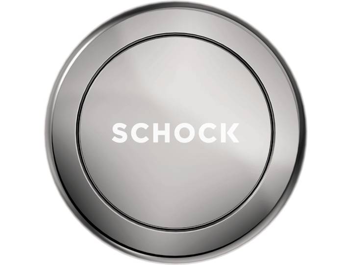 Umsteller SCHOCK Comfopush , grau (edelstahl), Messing, Absperrventile, Umsteller, mechanische Exzenterbedienung