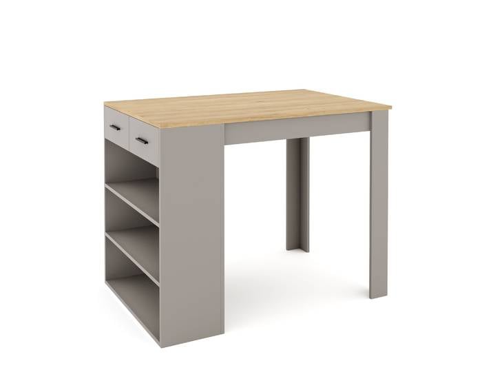 Bartisch MORRISON 100 x 67 x 77 cm natur/anthrazit