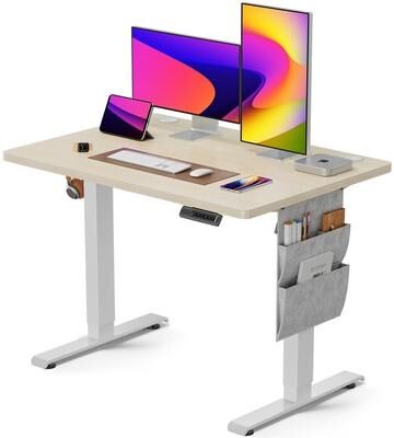 No Electric Standing Desk with Starage Bag