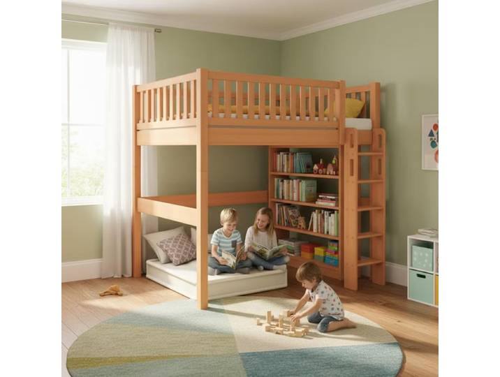 Hochbett Noah - Buche