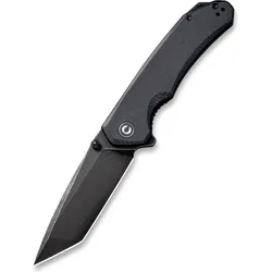 Civivi, Mehrzweckmesser, By We Knife C2023C Brazen Black Folding Knife D2 Steel G10