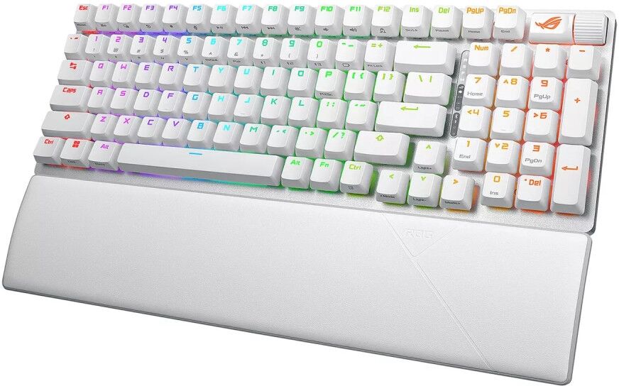 Asus ROG Strix Scope II 96 Wireless Mechanical RGB Gaming Keyboard, ROG NX Snow - White