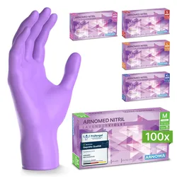Arnomed Nitril Lavender Violet - Größe M 100 ST