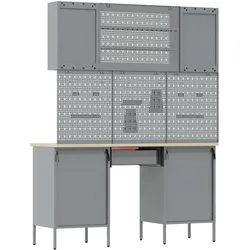 vidaXL, Werkbank + Arbeitsbock, Industrielle Werkbank (55 cm, 150 cm)