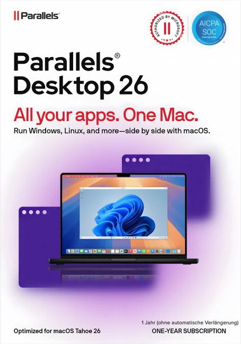 Parallels Desktop Pro-Abonnement 1 Jahr