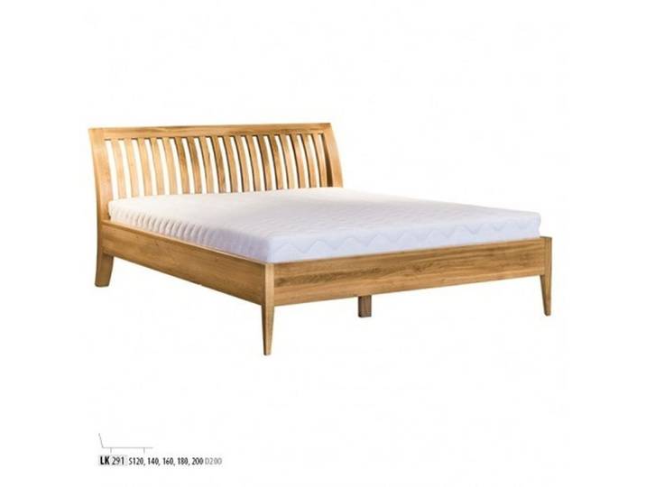 JVmoebel Holzbett Massivholzbett aus Vollholz in Naturtönen für Senioren (1-tlg., Bett), Made in Europa