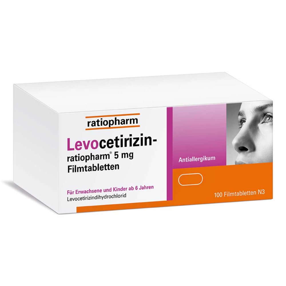 ratiopharm GmbH Levocetirizin-ratiopharm 5 mg Filmtabletten 15197758