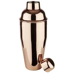 APS Cocktailshaker Edelstahl kupferfarben poliert 700 ml