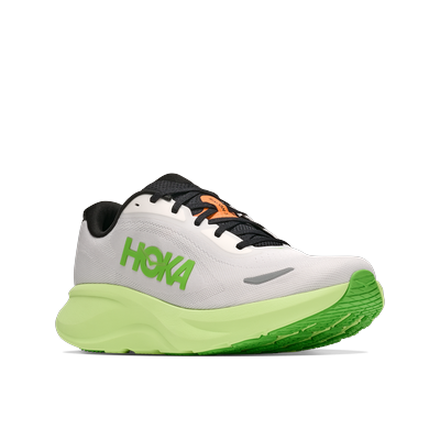 Laufschuh HOKA ONE ONE "Rincon 5", Herren, Gr. 42, frost, schwarz, Synthetik, Textil, Schuhe Laufschuh, sehr leichtes Design, leicht profiliertes Laufsohlenprofil