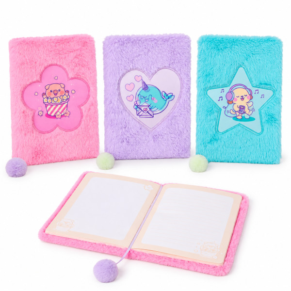 Cutie Crew Pluche notitieboek CC253017