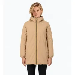 K-way für Damen. K8134DW Doppelte Thermojacke Sophie St beige (M), Lässig, Polyester